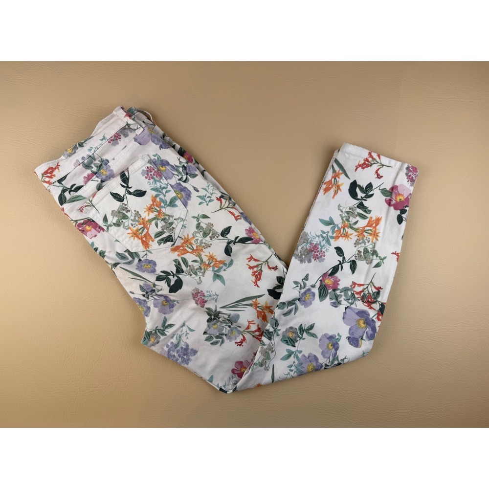 Floral Cottagecore Stretch Ankle Jeans Botanical Buffalo David Bitton